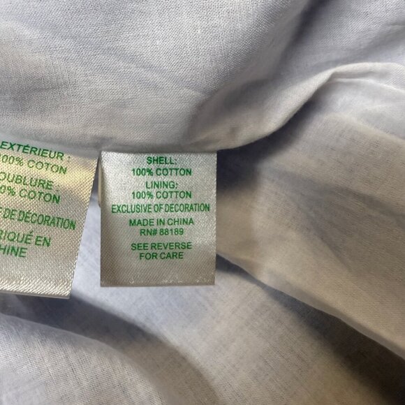 Lilly Pulitzer Tori Dress Size 8 Crew Blue Floral Eyelet NWT - Picture 10 of 15